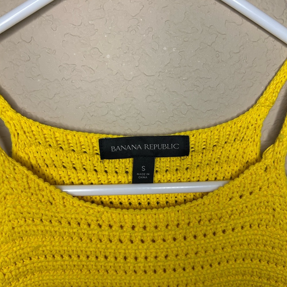 Banana Republic Halter Neck Sweater Tank Top small - Picture 5 of 6